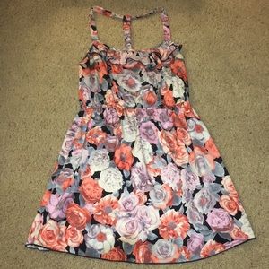 Ruffle top pastel dress